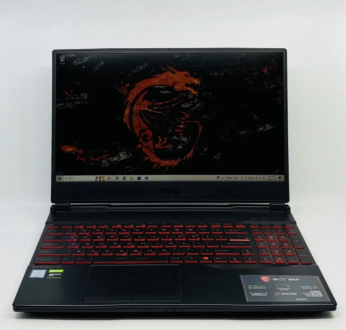 MSI GL65 9SD 게이밍노트북 i7/16GB/1660Ti 고사양배그